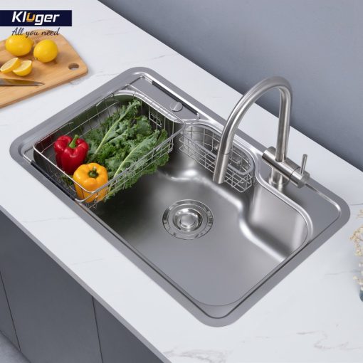 Chậu rửa bát KLUGER KW8151FS-S80 Plus - 12