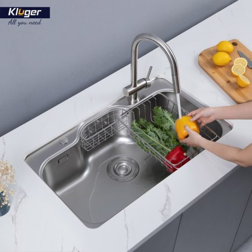 Chậu rửa bát KLUGER KW8151FS-S80 Plus - 14