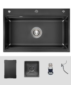 Chậu rửa bát KLUGER KWF8161FB-S76 Plus