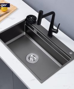 Chậu rửa bát KLUGER KWF8161FB-S76 Plus - 24