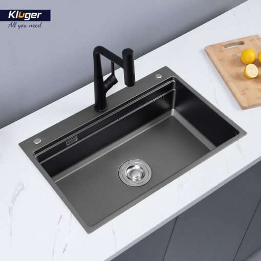 Chậu rửa bát KLUGER KWF8161FB-S76 Plus - 10