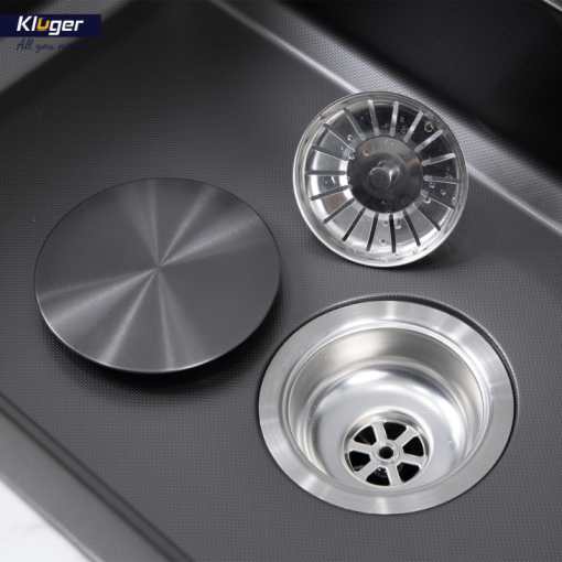Chậu rửa bát KLUGER KWF8161FB-S76W Plus