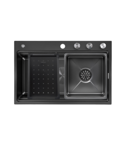 Chậu rửa bát KLUGER KWF8161FB-S76W Plus