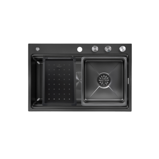 Chậu rửa bát KLUGER KWF8161FB-S76W Plus