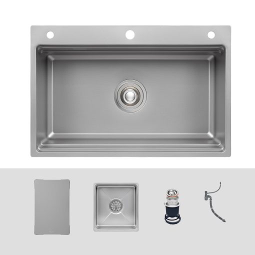 Chậu rửa bát KLUGER KWF8161FS-S76 Plus