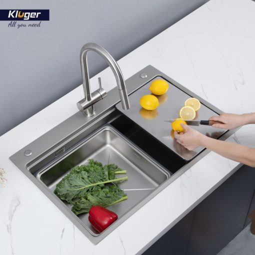 Chậu rửa bát KLUGER KWF8161FS-S76 Plus - 4