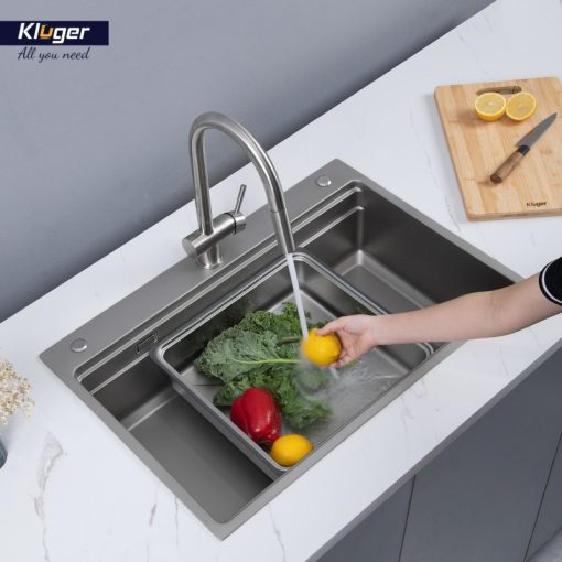 Chậu rửa bát KLUGER KWF8161FS-S76 Plus - 6