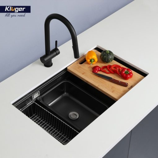 Chậu rửa bát KLUGER KWU8161FB-S76 Plus - 12