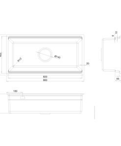 Chậu rửa bát KLUGER KWU8161FS-S86 Plus