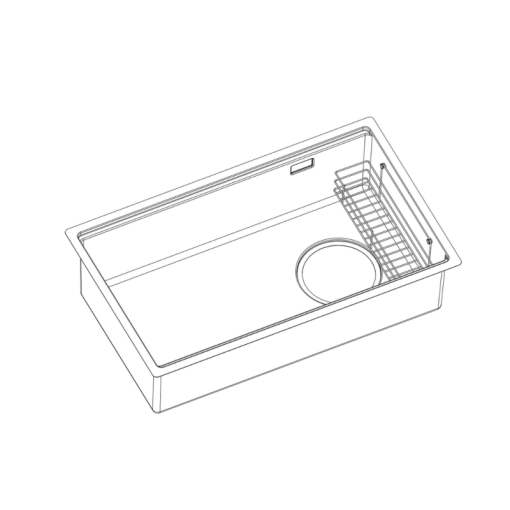 Chậu rửa bát KLUGER KY7545FS-S75 - 4