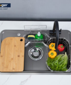 Chậu rửa bát KLUGER KT8050FB-S80 màu đen - 15 Chậu rửa bát KLUGER KT8050FB-S80