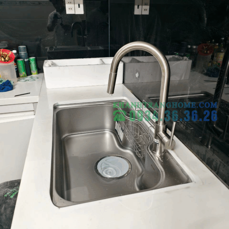 Chậu rửa bát Kluger KT8050FS-S80 màu bạc - 56 Chậu rửa bát Kluger KT8050FS-S80