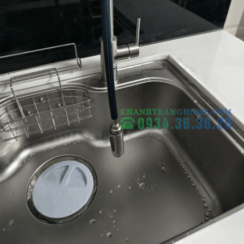 Chậu rửa bát Kluger KT8050FS-S80 màu bạc - 49 Chậu rửa bát Kluger KT8050FS-S80