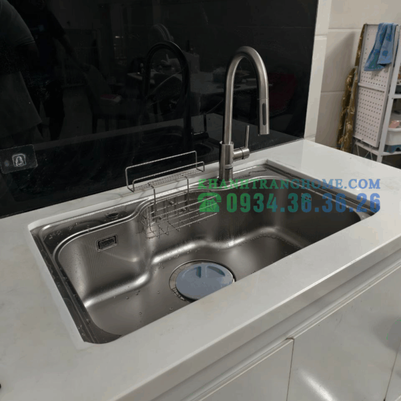 Chậu rửa bát Kluger KT8050FS-S80 màu bạc - 50 Chậu rửa bát Kluger KT8050FS-S80