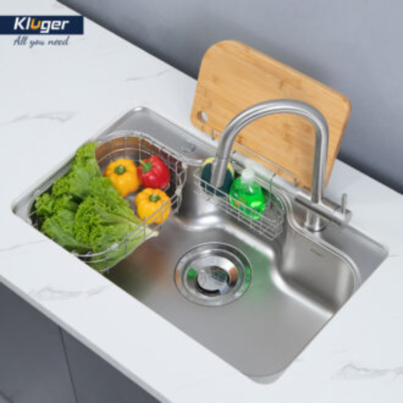 Chậu rửa bát Kluger KT8050FS-S80 màu bạc - 22 Chậu rửa bát Kluger KT8050FS-S80