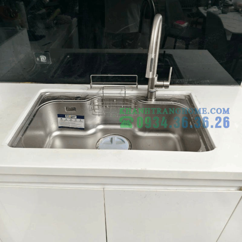 Chậu rửa bát Kluger KT8050FS-S80 màu bạc - 55 Chậu rửa bát Kluger KT8050FS-S80