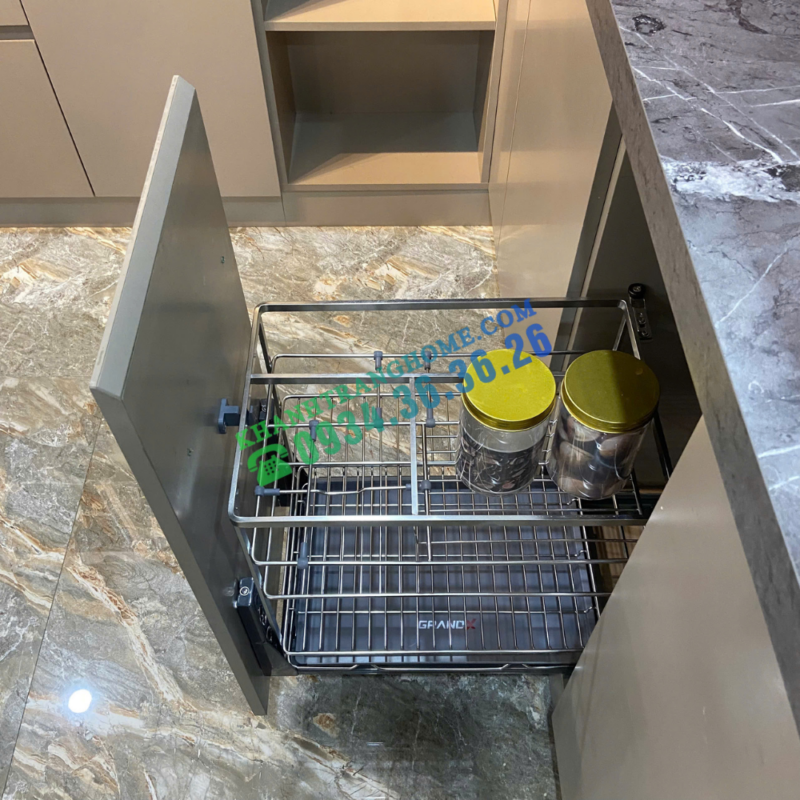 Giá đựng chai lọ gia vị GrandX XS.25S - 31 Giá đựng chai lọ gia vị GrandX XS.25S