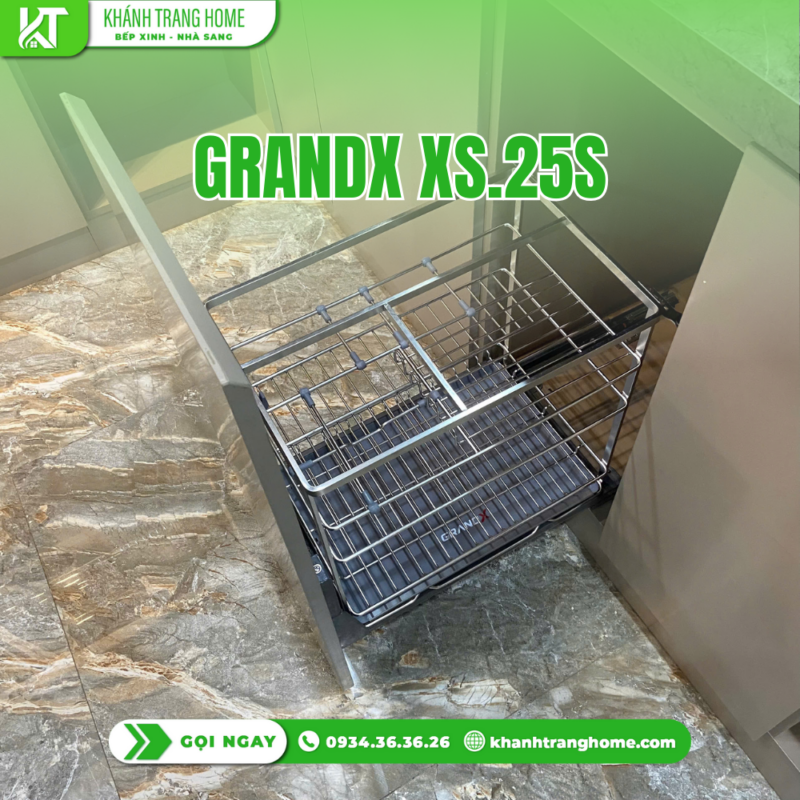 Giá đựng chai lọ gia vị GrandX XS.25S - 24 Giá đựng chai lọ gia vị GrandX XS.25S