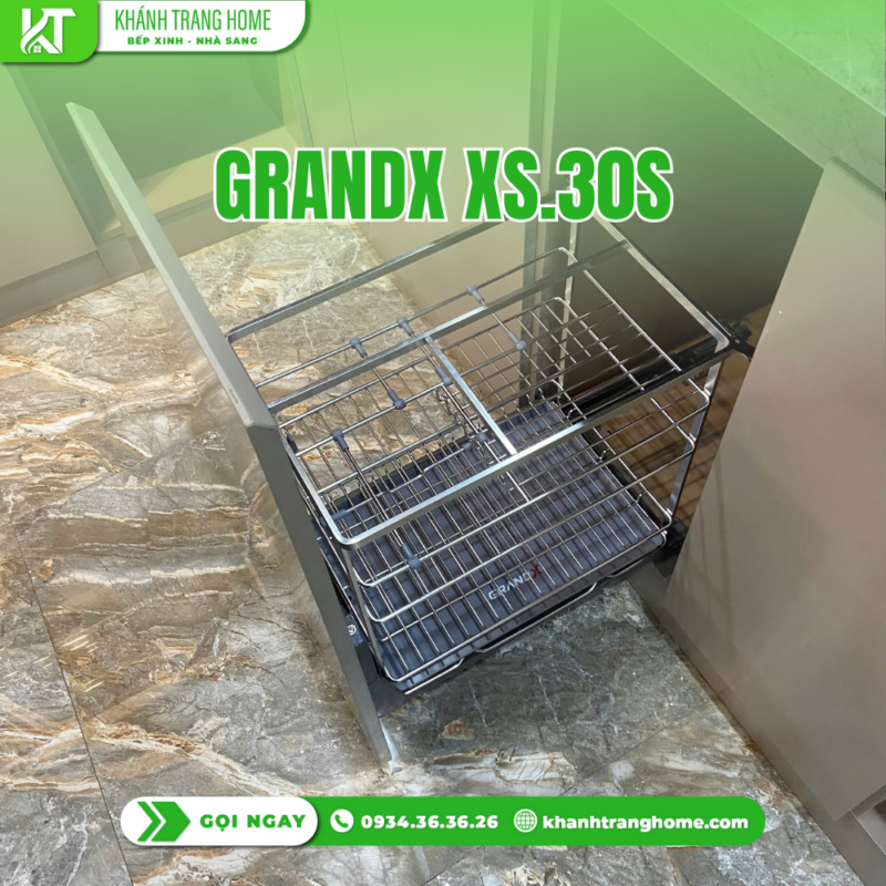 Giá đựng chai lọ gia vị GrandX XS.30S - 26 Giá đựng chai lọ gia vị GrandX XS.30S