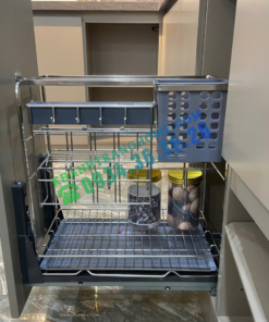 Giá đựng chai lọ gia vị dao thớt GrandX XK.25S2 - 24 Giá đựng chai lọ gia vị dao thớt GrandX XK.25S2