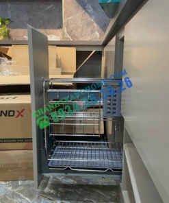 Giá đựng chai lọ gia vị dao thớt GrandX XK.25S2 - 22 Giá đựng chai lọ gia vị dao thớt GrandX XK.25S2