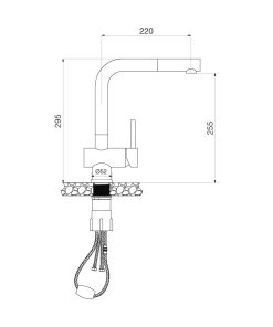 VÒI RỬA CHÉN MALLOCA K103-SS - 15