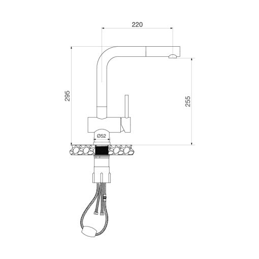 VÒI RỬA CHÉN MALLOCA K103-SS - 3