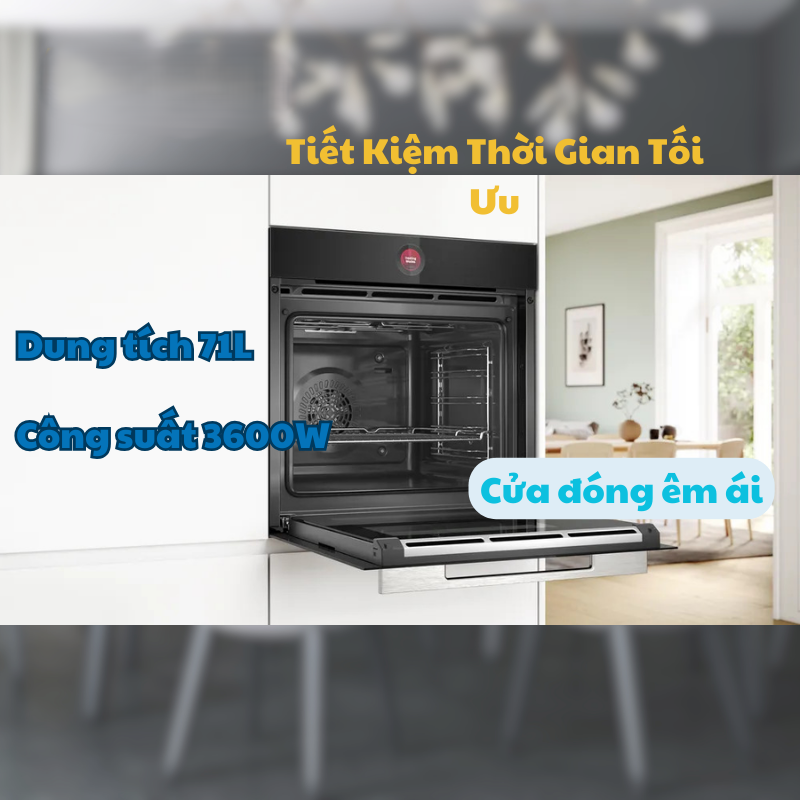 LÒ NƯỚNG BOSCH HBG7241B1 SERIES 8 XUẤT XỨ ĐỨC