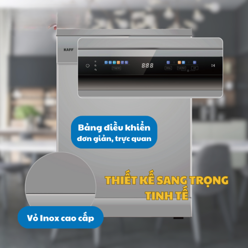 MÁY RỬA BÁT KAFF KF-BHMI775YS - 11