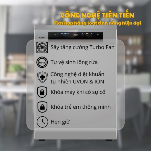 MÁY RỬA BÁT KAFF KF-BHMI775YS - 5