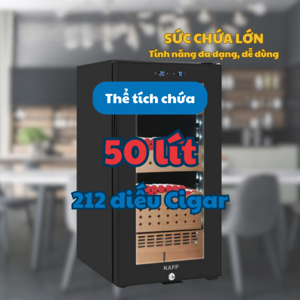 TỦ CIGAR KAFF KF-CG50L212P - 5