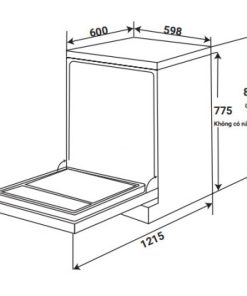 MÁY RỬA BÁT KAFF KF-BHMI775YS - 13