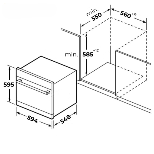 LÒ NƯỚNG BOSCH HBG7241B1 SERIES 8 XUẤT XỨ ĐỨC - 3