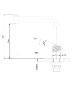 VÒI RỬA CHÉN MALLOCA LUXSTEEL K068-PO - 16 VÒI RỬA CHÉN MALLOCA LUXSTEEL K068-PO - 15