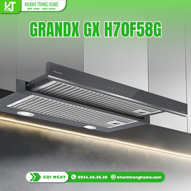 Máy hút mùi âm tủ GrandX GX H70F58G - 31 Máy hút mùi âm tủ GrandX GX H70F58G