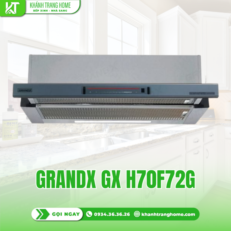 Máy hút mùi âm tủ GrandX GX H70F72G