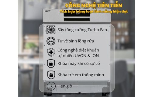 MÁY RỬA BÁT KAFF KF-GARDE820 SEMI - 11