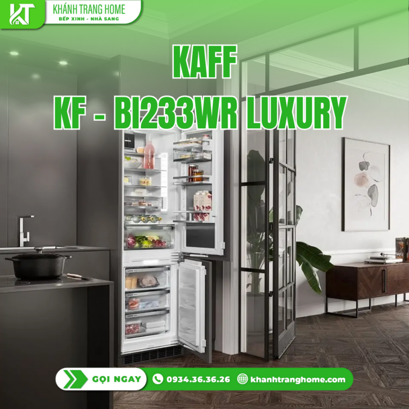 Tủ lạnh KAFF KF-BI233WR Luxury (Cánh mở phải) - 31 TỦ LẠNH KAFF KF-BI233WL LUXURY (CÁNH MỞ TRÁI)