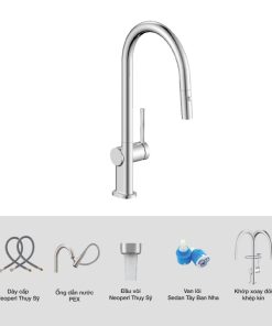 Vòi rửa chén KLUGER KLF0003SC