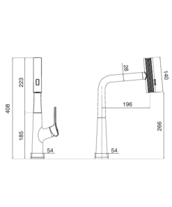 Vòi rửa chén Kluger KLF0018B