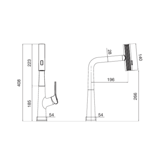 Vòi rửa chén Kluger KLF0018B