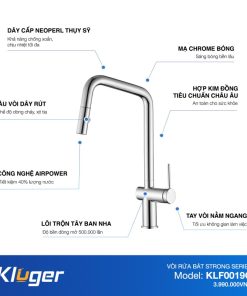 Vòi rửa chén KLUGER KLF0019C