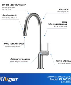 Vòi rửa chén KLUGER KLF0020S - 6 Vòi rửa chén KLUGER KLF0020S