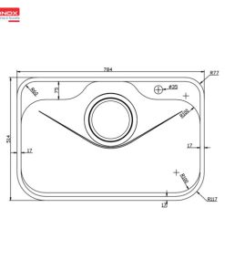 CHẬU RỬA BÁT KONOX TARI 7851SR-FULL - 35