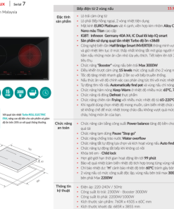 Bếp điện từ GrandX GX E795LUX - 9