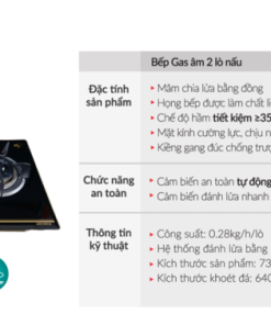 Bếp gas âm GrandX GX GS286 - 10 Bếp gas âm GrandX GX GS286 - 9