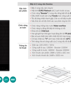 Bếp từ domino GrandX GX ID505 - 9