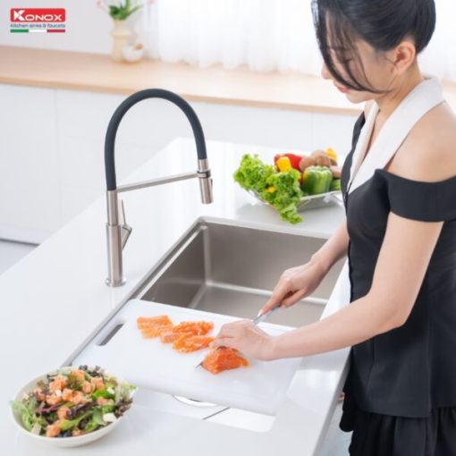 CHẬU RỬA BÁT KONOX TARI 8748SR FULL - 11