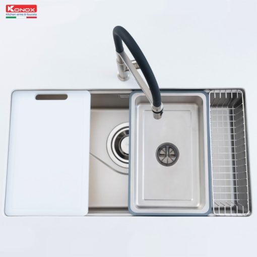 CHẬU RỬA BÁT KONOX TARI 8748SR FULL - 27