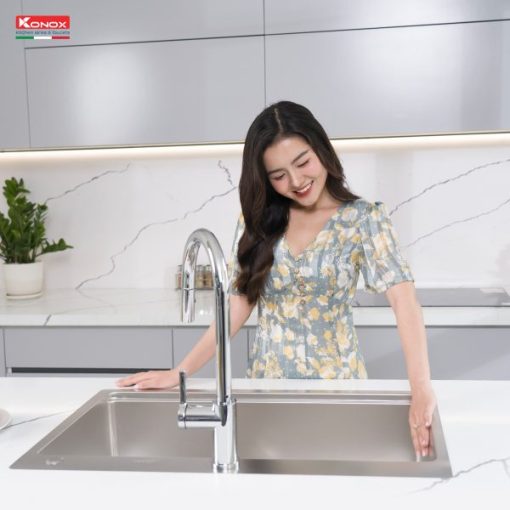 CHẬU RỬA BÁT KONOX KN8151TS DEKOR BASIC - 5